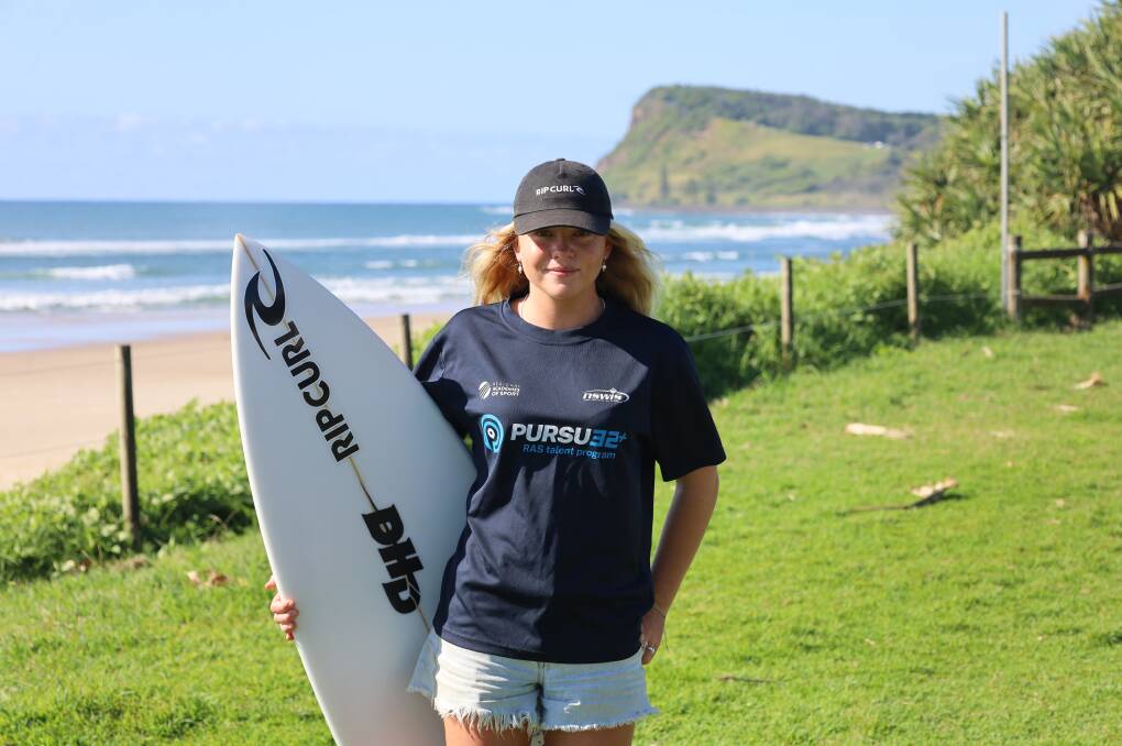 Ocea Curtis will represent Australia at the upcoming ISA World Junior Surf Championships in El Salvador. Picture supplied.
