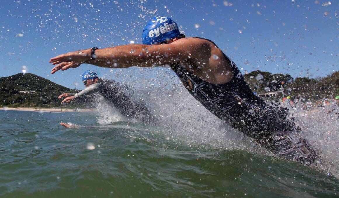 TRI TIME: The Byron Bay triathlon will be held for the 25th time on Sunday.