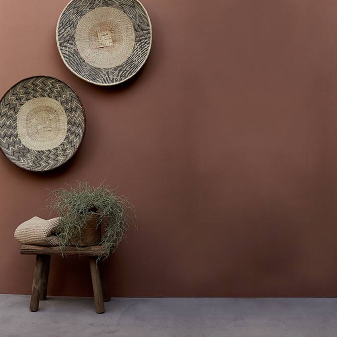 OUTBACK: Nearly every shade in the paint range is inspired by the Aussie landscape. 
