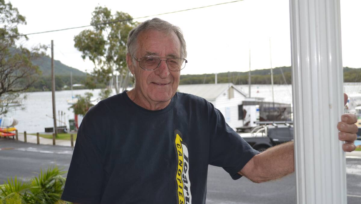 Grant Page at his home in Dunbogan in 2017. Picture, Port News