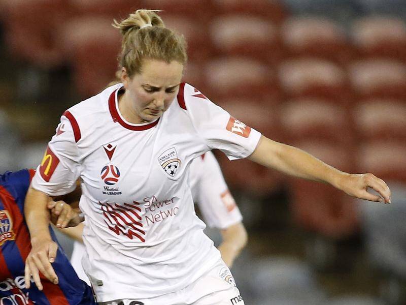 Dylan Holmes will play her final game for Adelaide United this weekend before heading to Sweden.
