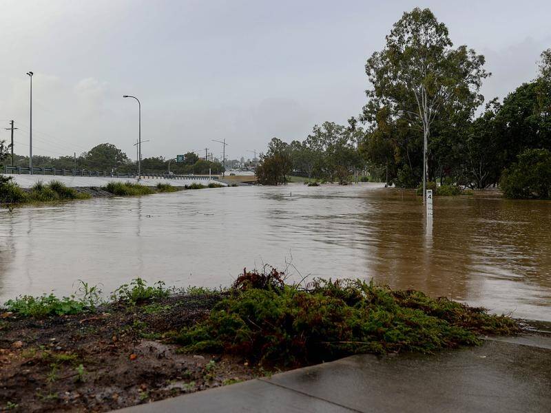 The body of a man whose empty car was found in a flooded area of southern Queensland has been found.