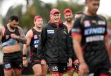 Dolphins coach Wayne Bennett was cagey when asked about talks with the Rabbitohs. (Darren England/AAP PHOTOS)