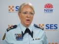 NSW SES Deputy Commissioner Debbie Platz speaking about the Northern Rivers flood warnings. Picture by NSW SES. 